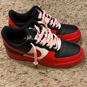 Nike Air Force 1 Low Chicago Red Black white Men's Shoes Size 8.5 2022 Limited